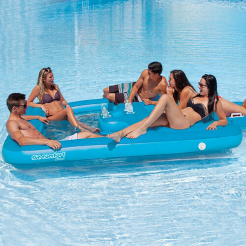 SUN COMFORT COOL SUEDE ISLAND - 4P, SAPPHIRE