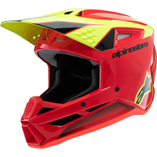 SM3 YOUTH FRAY HELMET RD/YLW FLUO/BLK