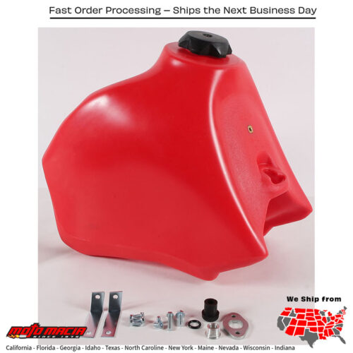 FUEL TANK RED 4.0 GAL Honda XR650L 1993-2024