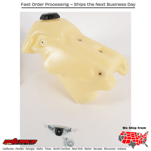 FUEL TANK NATURAL 3.0 GAL Honda CR125R 2002-2007 Honda CR250R 2002-2007