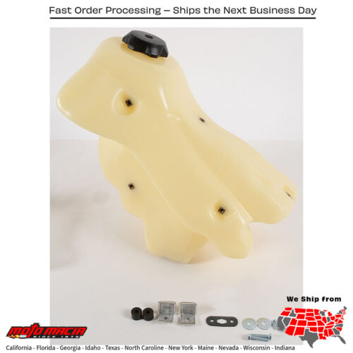 FUEL TANK NATURAL 3.1 GAL Kawasaki KX250 2003-2004 Kawasaki KX125 2003-2005