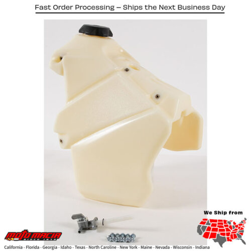FUEL TANK NATURAL 2.5 GAL KTM 85 SX (17/14) 2003-2012 KTM 85 XC 2008-2009 KTM 105 SX 2004-2012 KTM 105 XC 2008-2010