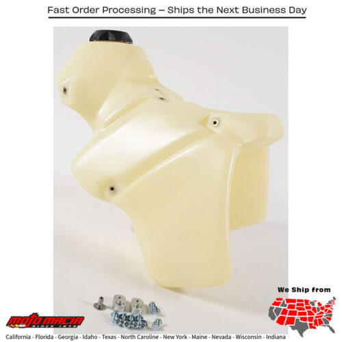 FUEL TANK NATURAL 3.2 GAL KTM 250 SX 1998-2006 KTM 125 Exc 1998-2006 KTM 125 SX 1998-2006 KTM 250 EXC 1998-2005 KTM 300 EXC 2003-2006 KTM 300 MXC 2003-2005 KTM 250 MXC 1998-2003