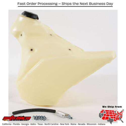 FUEL TANK NATURAL 3.7 GAL KTM 250 SX 2007-2010 KTM 250 XC 2007-2011 KTM 250 XC-W 2007-2011 KTM 300 XC 2008-2011 KTM 300 XC-W 2008-2011 KTM 200 Xc 2008-2009 KTM 125 SX 2007-2010 KTM 200 Xc-W 2008-2011 KTM 250 EXC 2008-2008