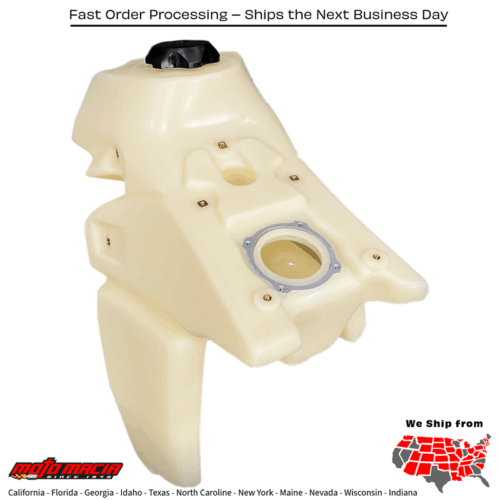 FUEL TANK NATURAL 150/250/300XC-W 2.8 GALLON KTM 150 XC-W 2024-2025 KTM 250 XC-W 2024-2025 KTM 300 XC-W 2024-2025 KTM 250 XC 2024-2025 KTM 300 XC 2024-2025 KTM 150 XC-W TPi 2024-2025