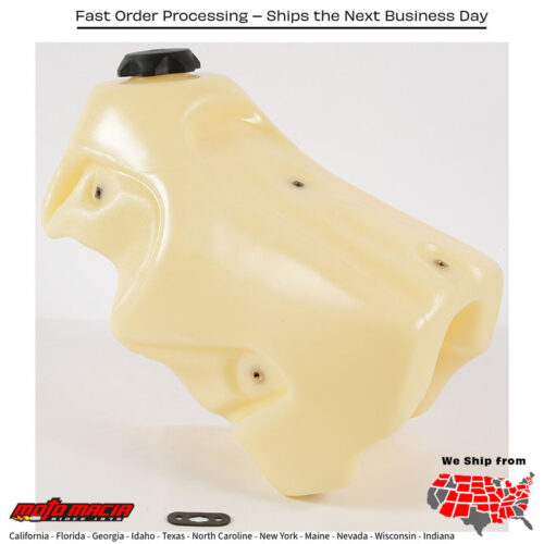 FUEL TANK NATURAL 3.0 GAL Yamaha YZ250X 2016-2021 Yamaha YZ125 2002-2021 Yamaha YZ250 2002-2021 Yamaha YZ125X 2020-2021