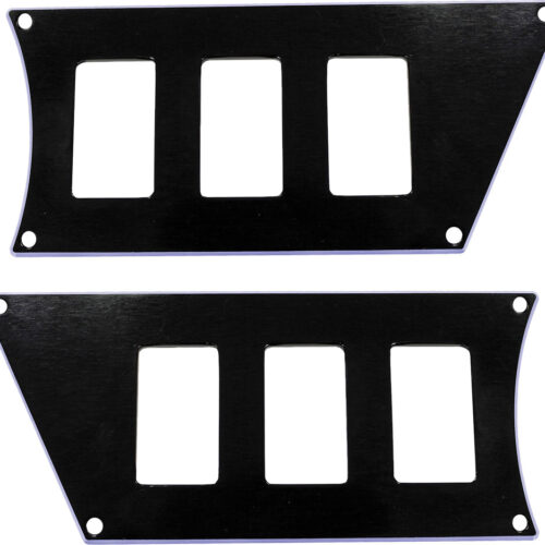 DASH 6-SWITCH PLATE (BLACK) Polaris RZR XP 1000 EPS 2014-2015