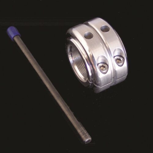 AXLE LOCKING NUT - DOUBLE (SILVER) Yamaha YFM660R Raptor 2001-2005