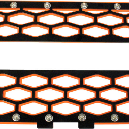 2-PANEL FRONT GRILL BLACK/ORANGE W/10" LIGHT BAR Polaris RZR XP 1000 EPS 2014-2016 Polaris RZR 900 S 2015-2017 Polaris RZR 900 S EPS 2015-2017 Polaris RZR 900 Trail 2016-2016 Polaris RZR 900 Trail EPS 2015-2016 Polaris RZR XP 1000 2014-2016
