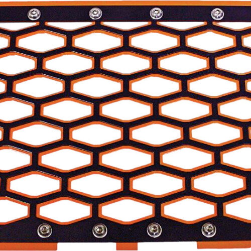 2-PANEL FRONT GRILL (BLACK/ORANGE) Polaris RZR XP 1000 EPS 2014-2016 Polaris RZR 900 S 2015-2017 Polaris RZR 900 S EPS 2015-2017 Polaris RZR 900 Trail 2016-2016 Polaris RZR 900 Trail EPS 2015-2016 Polaris RZR XP 1000 2014-2016
