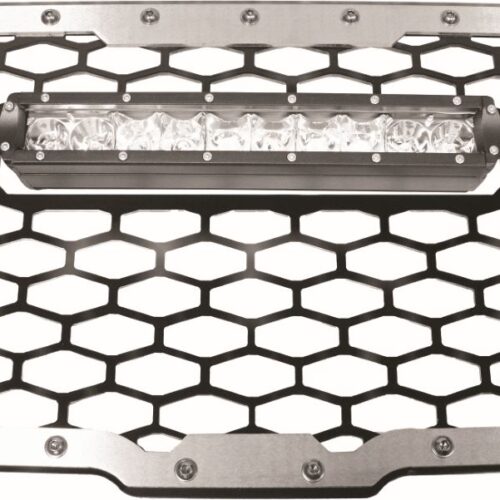 MQ GRILL BK/SV W/LGHT  TRBO Polaris RZR XP 1000 EPS 2017-2017