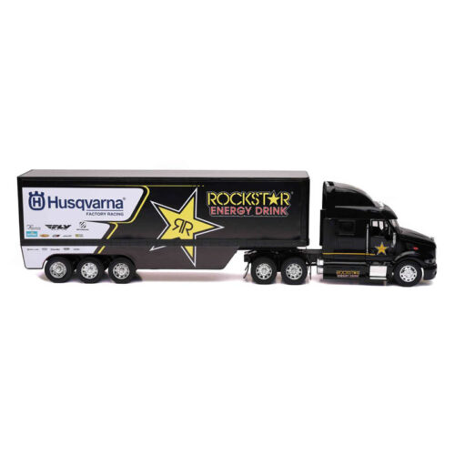 1:32 SCALE ROCKSTAR HUSQVARNA RACING TRANSPORTER RIG