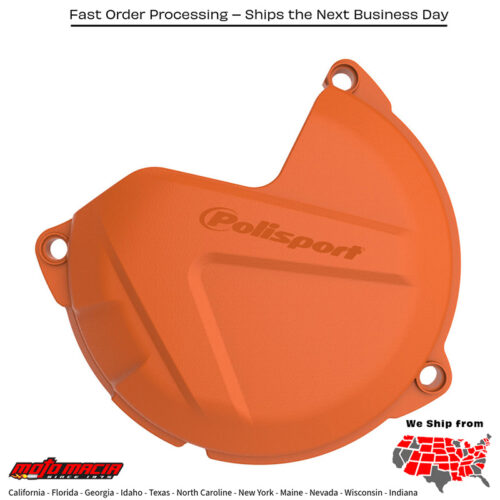 CLUTCH COVER PROTECTOR ORANGE KTM Freeride 250R 4-Stroke 2015-2017 KTM 250 SX 2013-2016 KTM 250 XC 2013-2016 KTM 250 XC-W 2013-2016 KTM 300 XC 2013-2016 KTM 300 XC-W 2013-2016