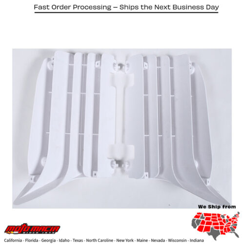 RADIATOR LOUVERS WHITE Yamaha YZ250F 2010-2013