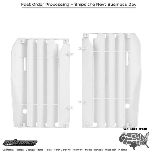RADIATOR LOUVERS WHITE Honda CRF250R 2013-2013