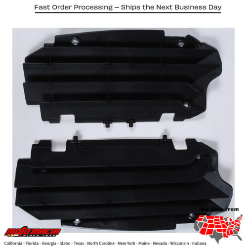 RADIATOR LOUVERS BLACK Kawasaki KX250F 2016-2016