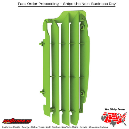 RADIATOR LOUVERS GREEN Kawasaki KX450F 2012-2015