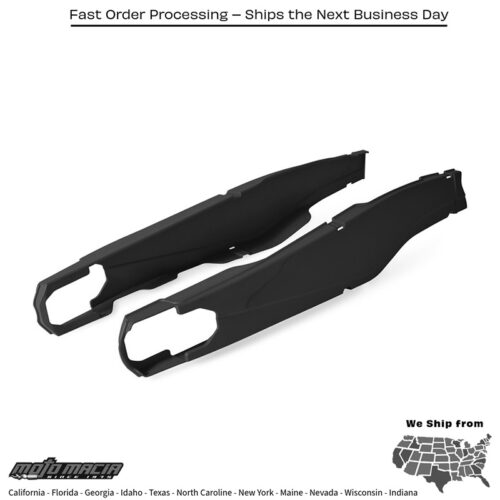SWINGARM PROTECTORS BLACK Husqvarna FE 501 2018-2023 KTM 250 SX 2013-2022 KTM 250 SX-F 2013-2022 KTM 250 XC 2013-2019 KTM 300 XC 2013-2019 KTM 450 SX-F 2013-2022 KTM 250 XC-F 2013-2022 KTM 450 XC-F 2013-2022 KTM 125 SX 2013-2022 KTM 150 SX