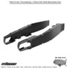 SWINGARM PROTECTORS BLACK Honda CRF450RX 2017-2018 Honda CRF450R 2017-2018 Honda CRF250R 2018-2019