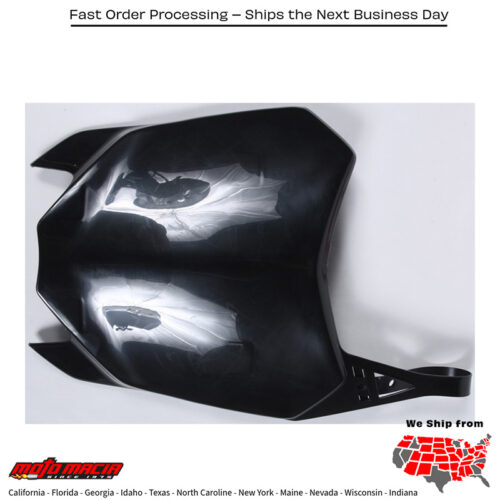 FRONT NUMBER PLATE BLACK Honda CRF110F 2013-2018