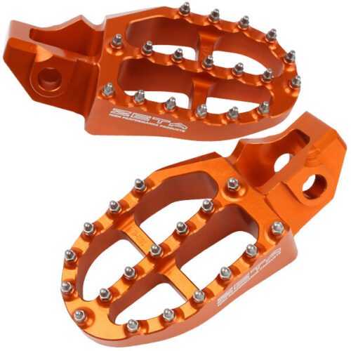 ALUMINUM FOOTPEGS ORANGE KTM 250 SX-F Factory Edition 2016-2018 KTM 350 XC-F 2016-2022 KTM 350 SX-F 2016-2022 KTM 250 SX 2017-2022 KTM 250 SX-F 2016-2022 KTM 250 XC 2017-2019 KTM 250 XC-W 2017-2023 KTM 250 XCF-W 2016-2016 KTM 300 XC 2017-20