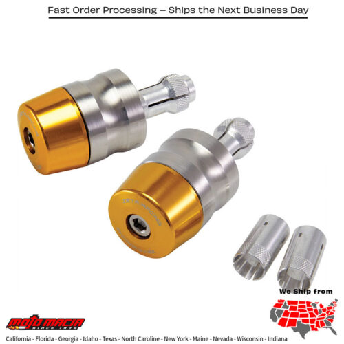 GOLD BAR END PLUG UNIVERSAL Suzuki DL650 V-Strom XT 2015-2017 Suzuki GW250 (Inazuma) 2013-2017 Suzuki DL650 V-Strom 2004-2012 Suzuki GSX-R1000 2001-2004 Suzuki GSX-R600 2001-2003 Suzuki GSX-R750 2000-2003 Suzuki SFV650 Gladius 2009-2014 Suz