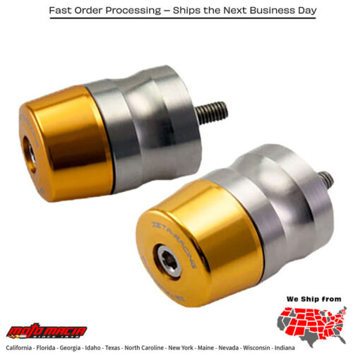 GOLD BAR END PLUG Yamaha YZF-R3 2015-2022 Yamaha FZS800 FZ8 2011-2013 Yamaha VMX1700 V-Max 2009-2017 Yamaha YZF-R1 1998-2014 Yamaha YZF-R6 2006-2016 Yamaha FJR1300 2003-2006 Yamaha MT-03 2020-2022