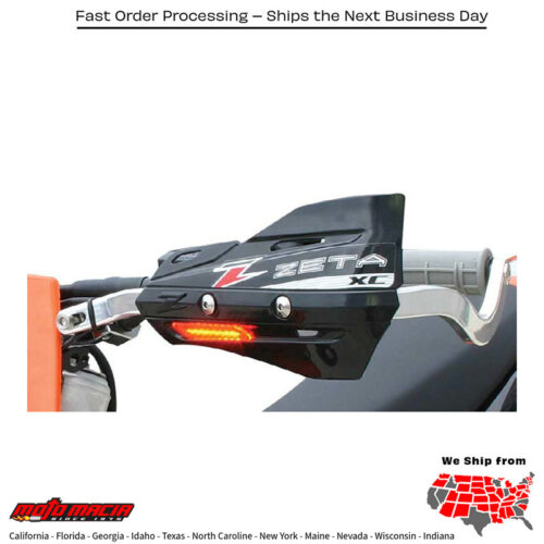 ARMOR-GUARD XC PROTECTOR W/FLASHER BLACK Beta 390 RS 2015-2015 Beta 430 RS 2015-2016 Beta 500 RS 2015-2016 Beta 390 RR 2015-2017 Beta 430 RR 2015-2017 Beta 480 RR 2015-2017 Honda CR500AF 1997-2014 Husqvarna FE 350S 2015-2016 Husqvarna FE 50