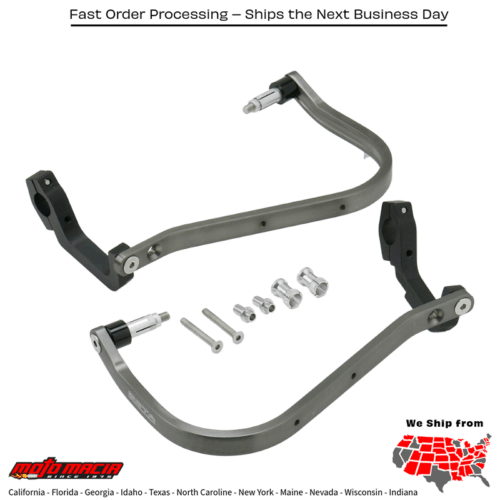 ADVENTURE ARMOR HANDGUARDS PR TITANIUM   Honda CRF300L 2021-2023 Honda CRF300L Rally 2021-2023