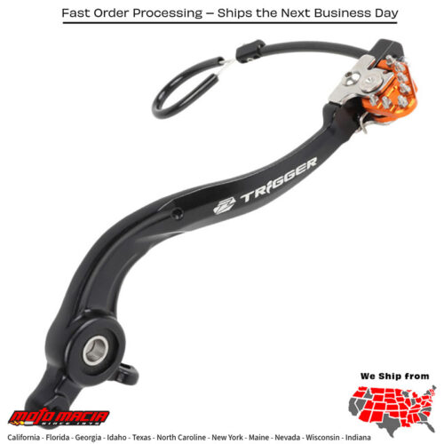 TRIGGER BRAKE PEDAL ORANGE KTM KTM 150 XC-W 2017-2023 KTM 350 EXC-F 2017-2023 KTM 350 XC-F 2016-2022 KTM 350 SX-F 2016-2022 KTM 250 SX-F 2016-2022 KTM 500 EXC-F 2017-2023 KTM 450 SX-F 2016-2022 KTM 250 XC-F 2016-2022 KTM 450 XC-F 2016-2022