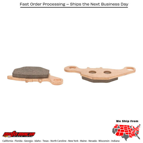 BRAKE PAD KIT SINTERED Suzuki DR-Z125L 2003-2021 Suzuki RM85 2002-2004 Suzuki RM80 1997-2001