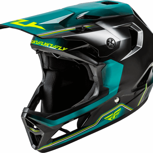 RAYCE REPEAT BICYCLE HELMET BLACK/TEAL/HI-VIS