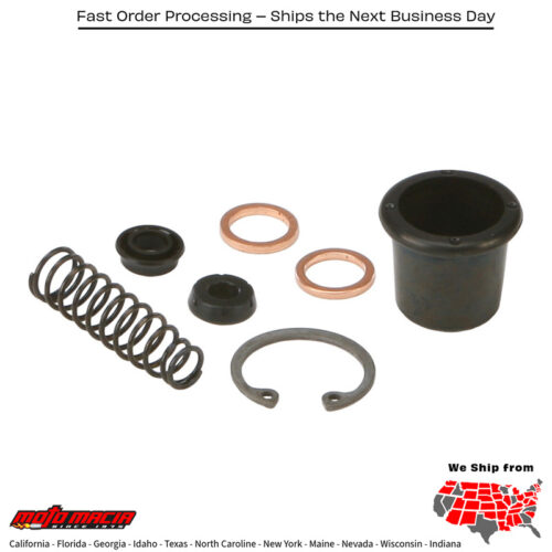 All Balls  MASTER CYLINDER REBUILD KIT Yamaha YZ450FX 2016-2025 Honda CRF150R 2007-2025 Honda CRF150RB Expert 2007-2025 Suzuki RMX450Z 2010-2019 Suzuki RM-Z250 2007-2025 Suzuki RM-Z450 2005-2025 Yamaha WR250R 2008-2020 Yamaha WR250X 2008-20