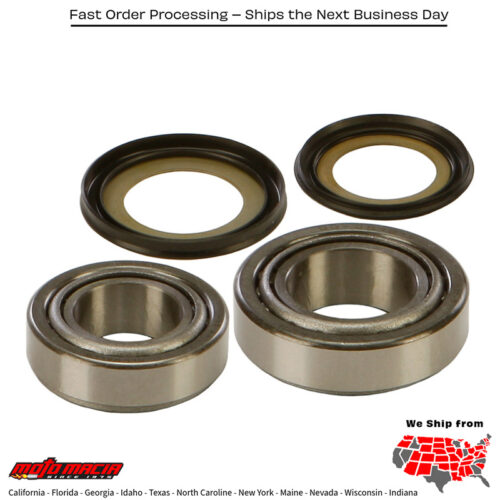 STEERING BEARING/SEAL KIT Suzuki DR250 1990-1993 Suzuki DR350S 1990-1993 Yamaha FZS600 FZ6R 2009-2017 Yamaha FZS1000 FZ1 2001-2005 Yamaha XV17AS Road Star S 2008-2011 Yamaha XV17AT Road Star Silverado 2004-2011 Yamaha XV17ATS Road Star Silv