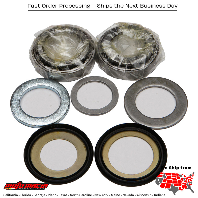 STEERING BEARING/SEAL KIT Honda GB500 1989-1990 Honda VTR250 Interceptor 1988-1988 Honda CB450SC Nighthawk 1982-1986 Honda VT500C Shadow 1983-1984 Honda CB650SC Nighthawk 1982-1985 Honda CB550SC Nighthawk 1983-1983 Honda CM450A Hondamatic 1