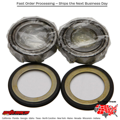 STEERING BEARING/SEAL KIT BMW R100RS 1981-1982 BMW R1200C 1998-1998 BMW R100RT 1980-1991 Suzuki AN650 Burgman 2004-2004 Yamaha YFM700R Raptor 2006-2006 Yamaha XV750 Virago 1981-1983 Yamaha FZ600 1986-1988 Yamaha FZR750R 1987-1988 Yamaha SRX