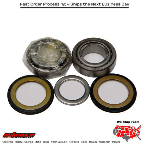 STEERING BEARING/SEAL KIT Honda CRF110F 2013-2018 Honda CRF125F 2014-2018 Honda MSX125 Grom 2014-2022 Honda CRF125FB 2014-2018 Honda CB200 1976-1976 Yamaha RS Venture 2005-2005 Yamaha Venture 600 2006-2006 Honda TLR200 Reflex 1986-1987 Hond