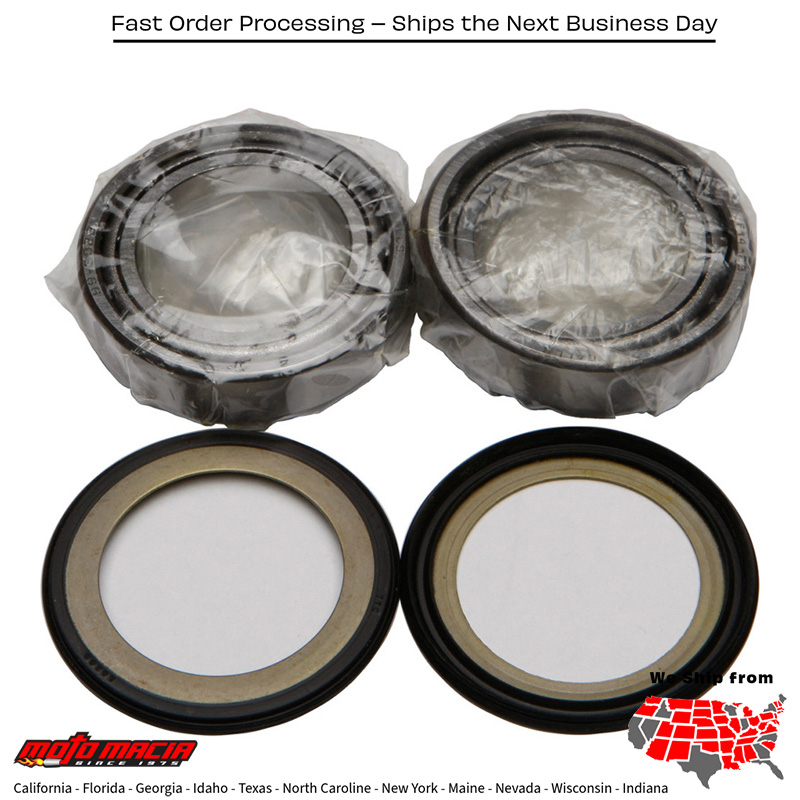 STEERING BEARING/SEAL KIT Kawasaki EN650 Vulcan S 2015-2020 Ducati 916 Senna 1997-1998 Ducati 916 SP 1995-1995 Kawasaki VN2000F Vulcan 2000 Classic LT 2006-2010 Kawasaki VN2000A Vulcan 2000 2004-2009 Kawasaki VN1500E Vulcan 1500 Classic 200