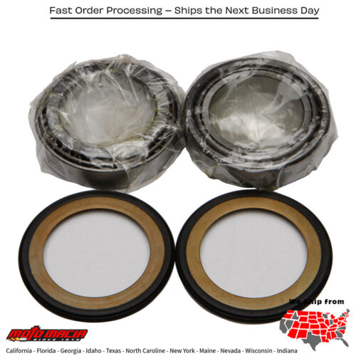 STEERING BEARING/SEAL KIT Kawasaki EX650 Ninja 650 ABS 2013-2021 Kawasaki KLZ1000 Versys 2015-2016 Aprilia Caponord 1200 2014-2016 Aprilia RSV4 RF 2016-2018 Aprilia RSV4 RR 2016-2020 Aprilia Tuono V4RR 1100 2016-2022 Aprilia RSV4 Factory 20