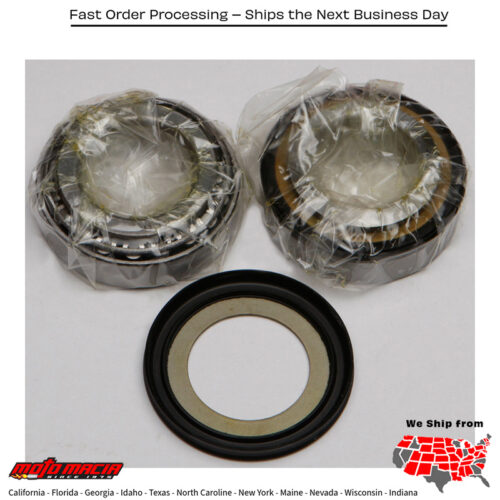 STEERING BEARING/SEAL KIT Yamaha FZ-10 2017-2017 Yamaha FZS1000 FZ1 2006-2012 Yamaha YZF-R1 2007-2023 Yamaha YZF-R6 2006-2020 Yamaha YZF-R1M 2015-2023 Yamaha YZF-R1S 2016-2018 Yamaha XP500 TMAX 2009-2010 Yamaha MT-10 2018-2023 Yamaha MT-09
