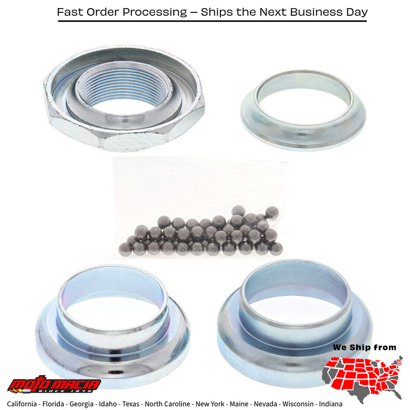 All Balls STEERING BEARING/SEAL KIT Yamaha PW 50 1981-2021 Yamaha Qt50 1979-1987