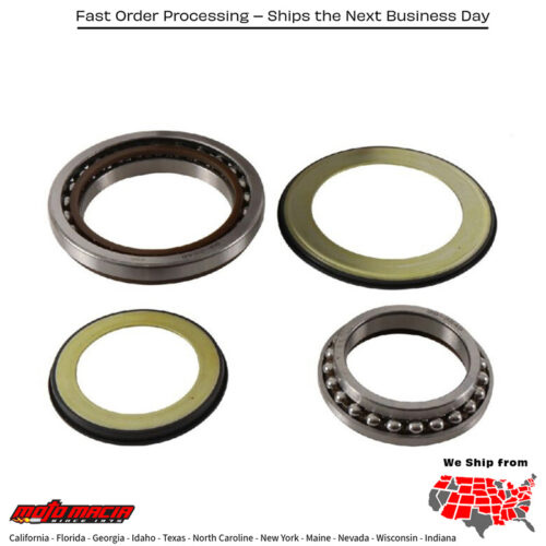 All Balls  STEERING BEARING/SEAL KIT  Honda GL1800 Gold Wing 2018-2021 Honda GL1800D Gold Wing Tour Automatic DCT 2018-2022 Honda GL1800DA Gold Wing Tour Airbag Automatic DCT 2018-2022 Honda GL1800B F6B 2018-2019 Honda GL1800B Gold Wing Aut