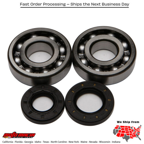 All Balls  CRANKSHAFT BEARING/SEAL KIT Kawasaki KX250 1980-1986 Kawasaki KDX 250 1980-1984 Kawasaki KXT 250 Tecate 1984-1987