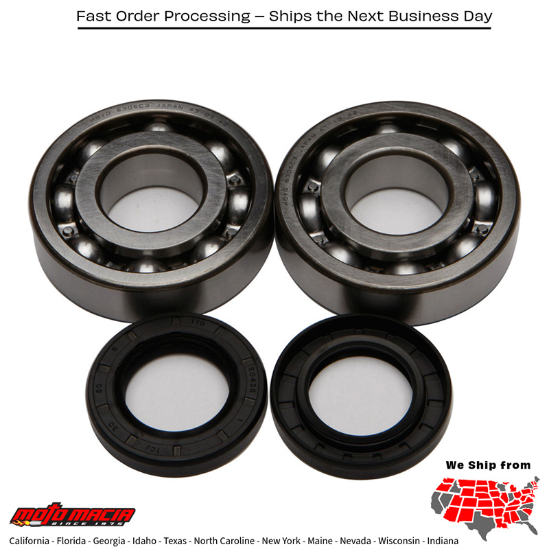 All Balls CRANKSHAFT BEARING/SEAL KIT Kawasaki KX500 1983-2004