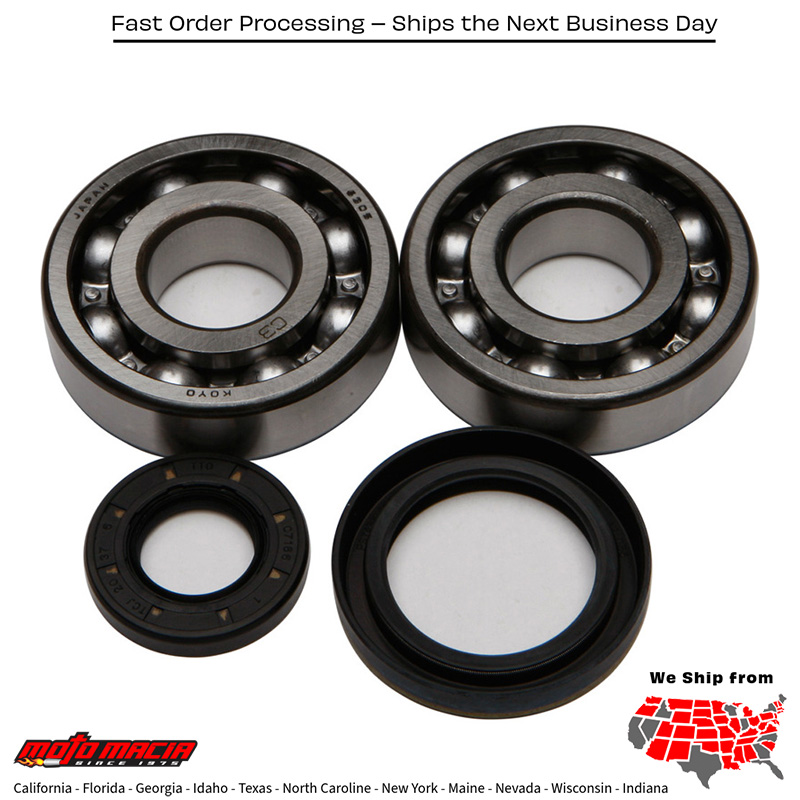 All Balls CRANKSHAFT BEARING/SEAL KIT Suzuki RM250 1989-1993