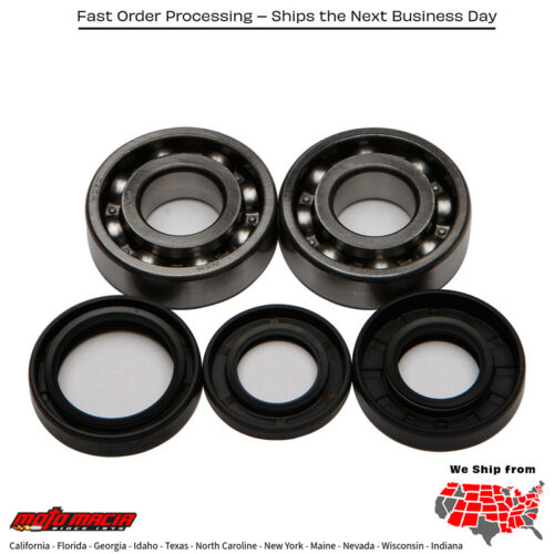 All Balls  CRANKSHAFT BEARING/SEAL KIT Yamaha YZ80 1974-1992 Yamaha Dt50 1988-1990 Yamaha Dt80 1981-1983 Yamaha YZ60 1981-1983 Yamaha Mx80 1980-1981 Yamaha GT80 1973-1980 Yamaha YZ50 1980-1980 Yamaha Ty80 1974-1975