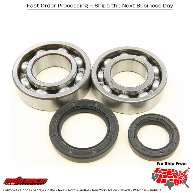 All Balls CRANKSHAFT BEARING/SEAL KIT Suzuki Lt250R Quadracer 1985-1992