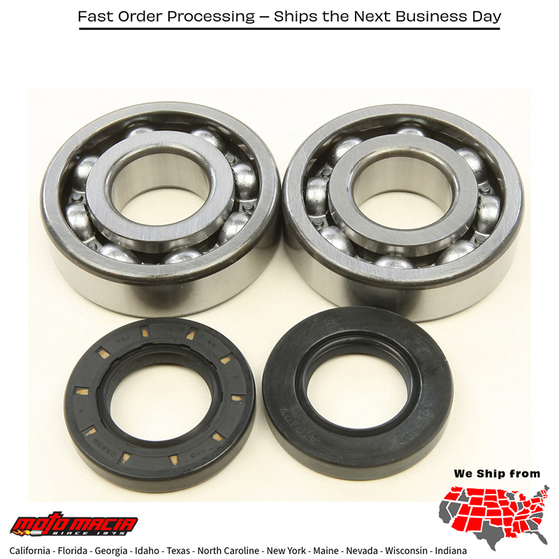 All Balls CRANKSHAFT BEARING/SEAL KIT Kawasaki KXT 250 Tecate 1987-1987 Kawasaki KXF 250 Tecate 4 1987-1988
