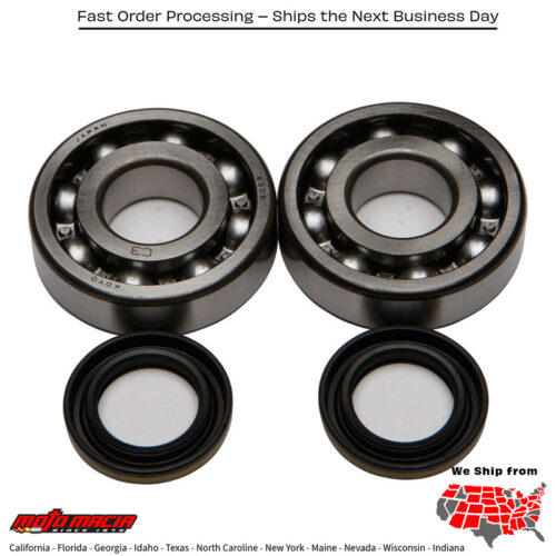 All Balls  CRANKSHAFT BEARING/SEAL KIT Honda CT90 1966-1979 Kawasaki KDX 200 1991-2006 Kawasaki KDX 220R 1997-2005