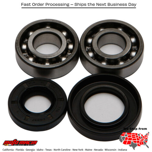 All Balls  CRANKSHAFT BEARING/SEAL KIT Yamaha PW 50 1981-2022 Yamaha Qt50 1979-1987